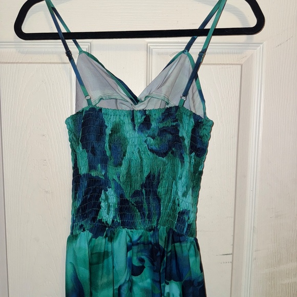 SHEIN Floral Front Twisted Knot High Slit Maxi Dress - Picture 6 of 6